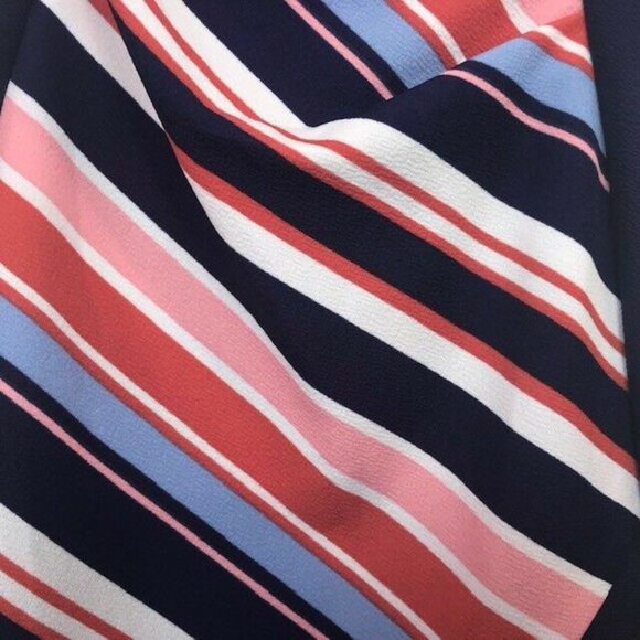 Crave Fame Junior XXS Navy Stripe Dress NWT BW67 - Picture 3 of 6